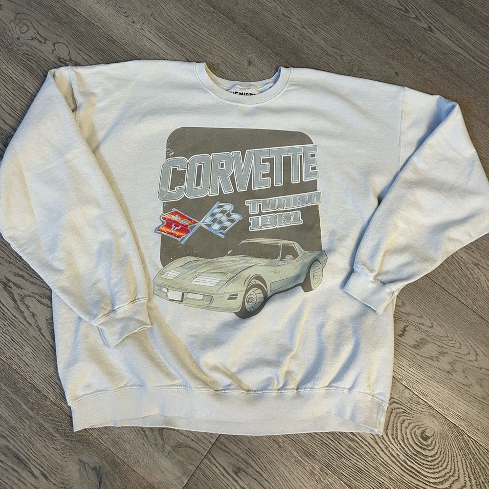 Vintage corvette graphic crewneck